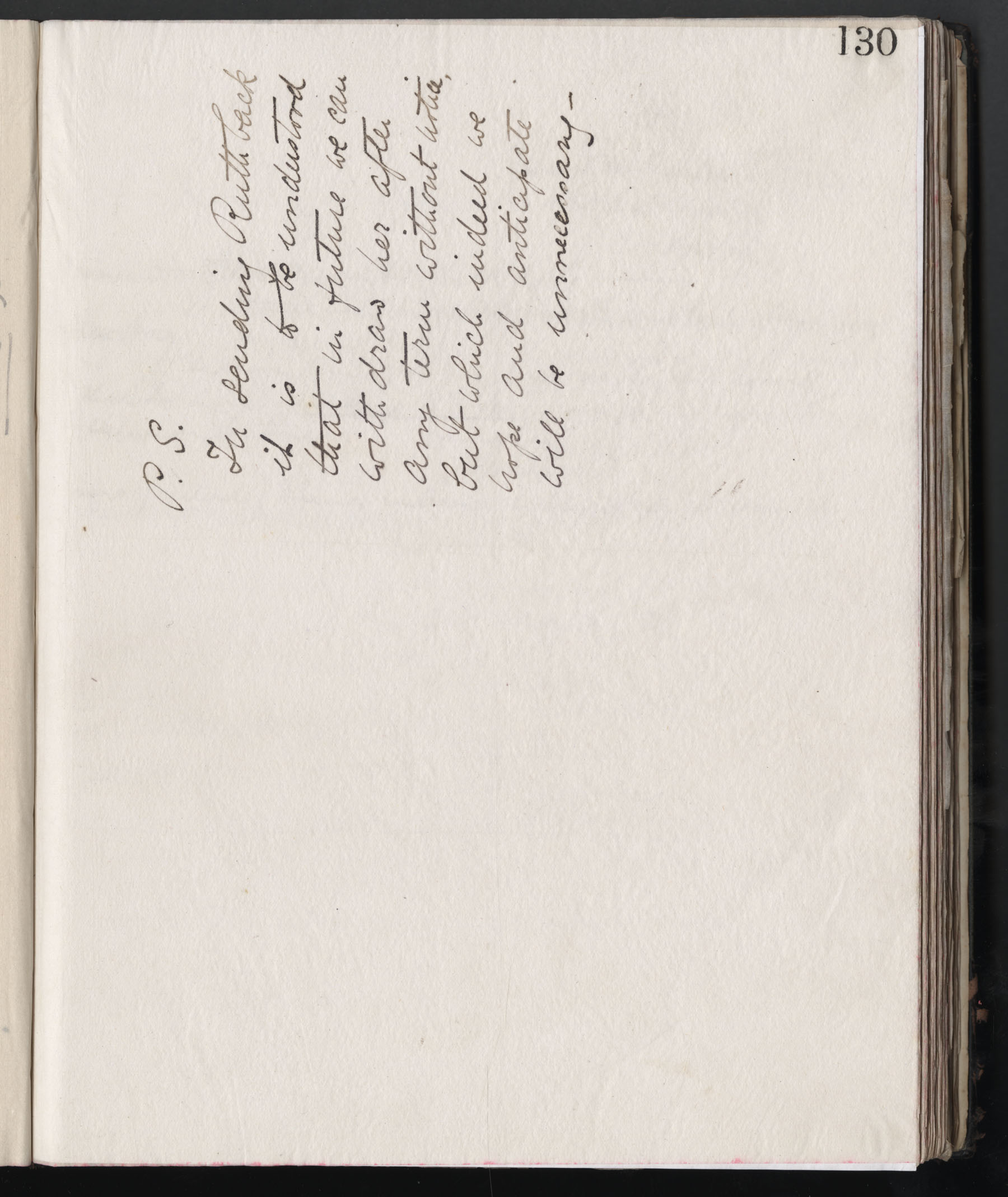 Carvill Letter Books, 1902, page 128 - Letter from L. Carvill to Miss Clark, dated 19 August 1902, page 5 of 5