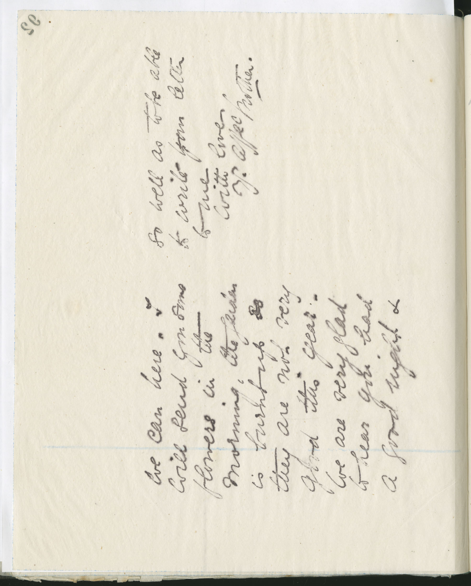 repeat of page 2 of letter dated 20 June 1909 from Elizabeth to Ruth