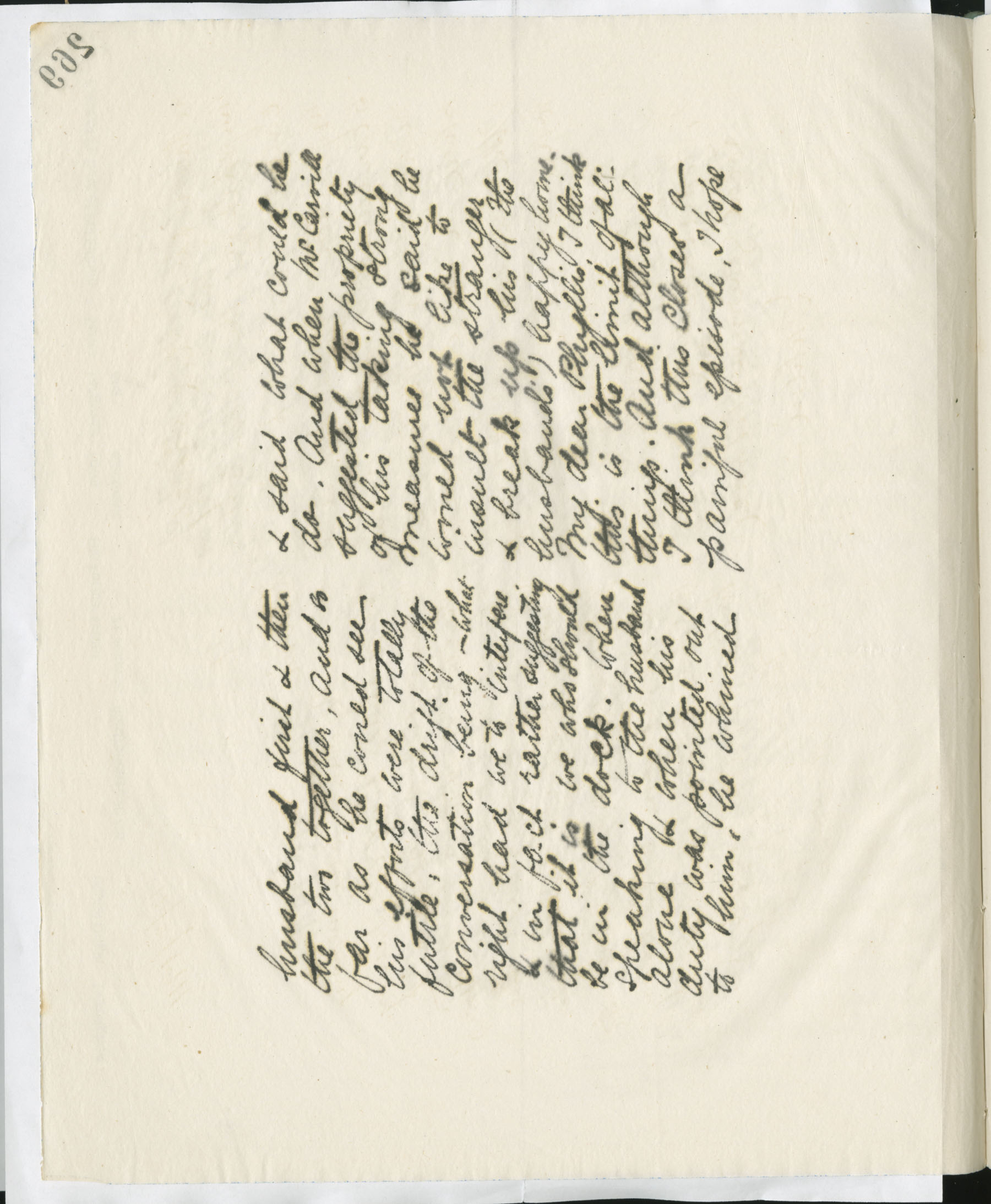 Carvill Letter Books, 1911, page 268-269 - Letter from Elizabeth Carvill to Phyllis, dated 31 Jan 1911, pg 2 &amp; 3 of 4.