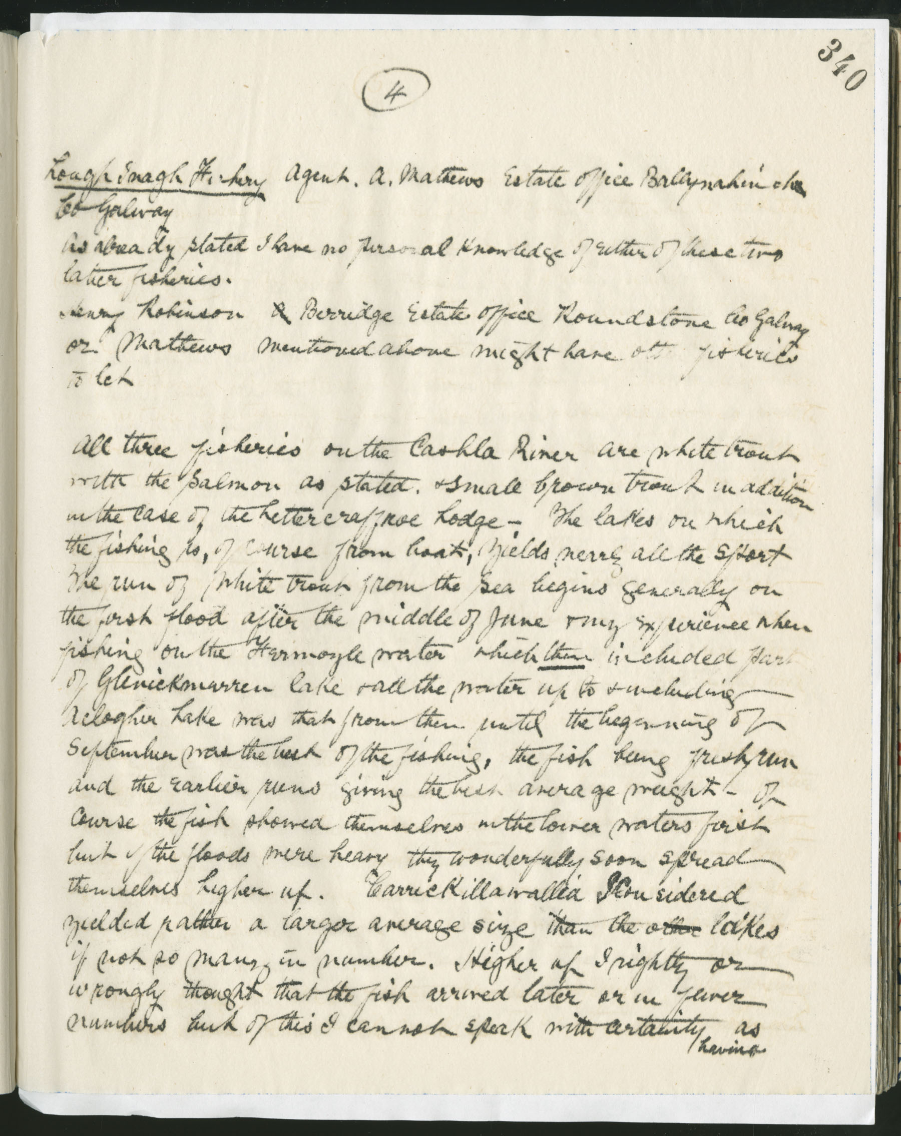 Carvill Letter Books, 1912, page 337 - Letter from J Carvill to Phyllis, dated 16 June 1912, page 4 of 7.