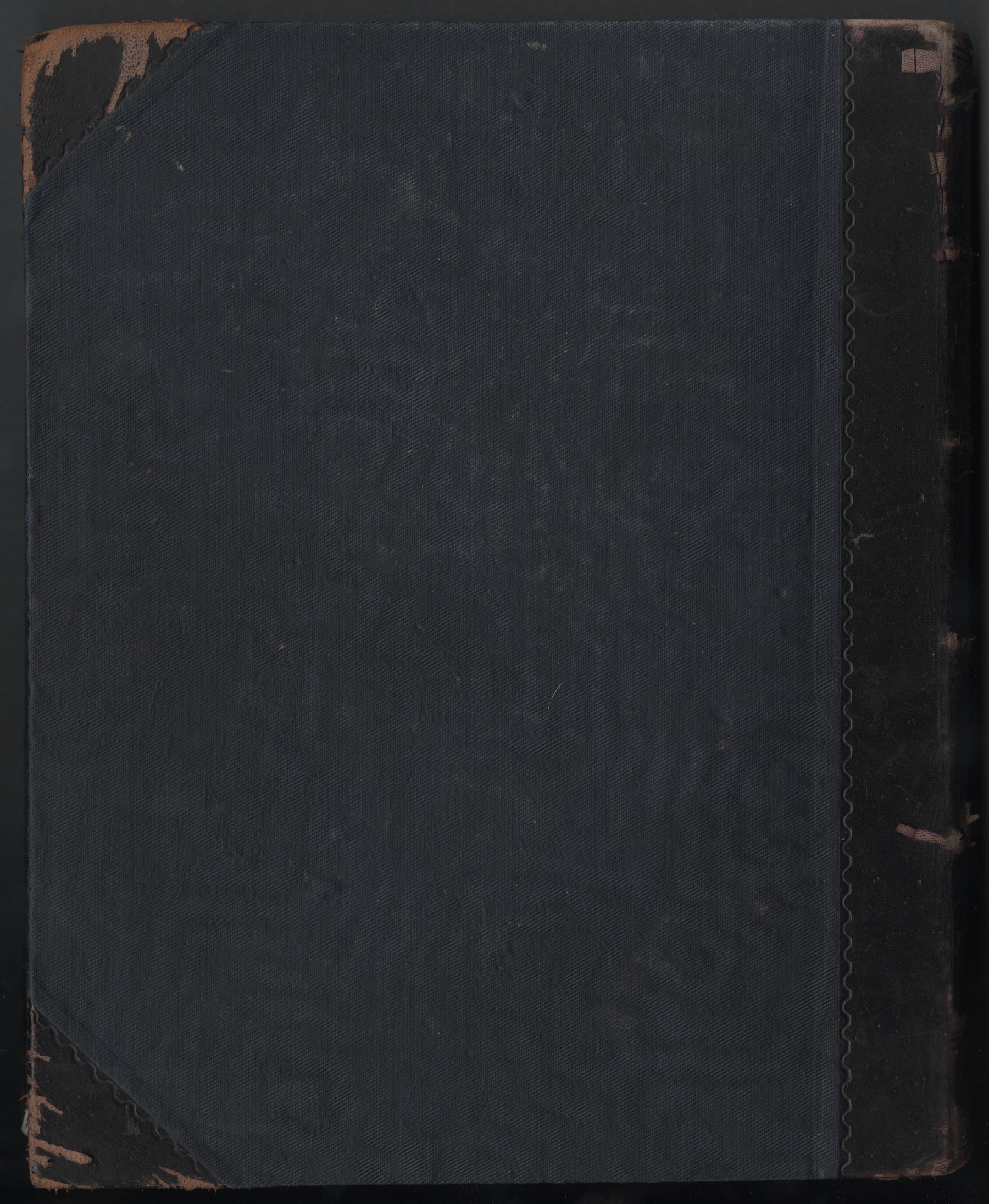 Carvill Letter Book - back binding  (no writing)