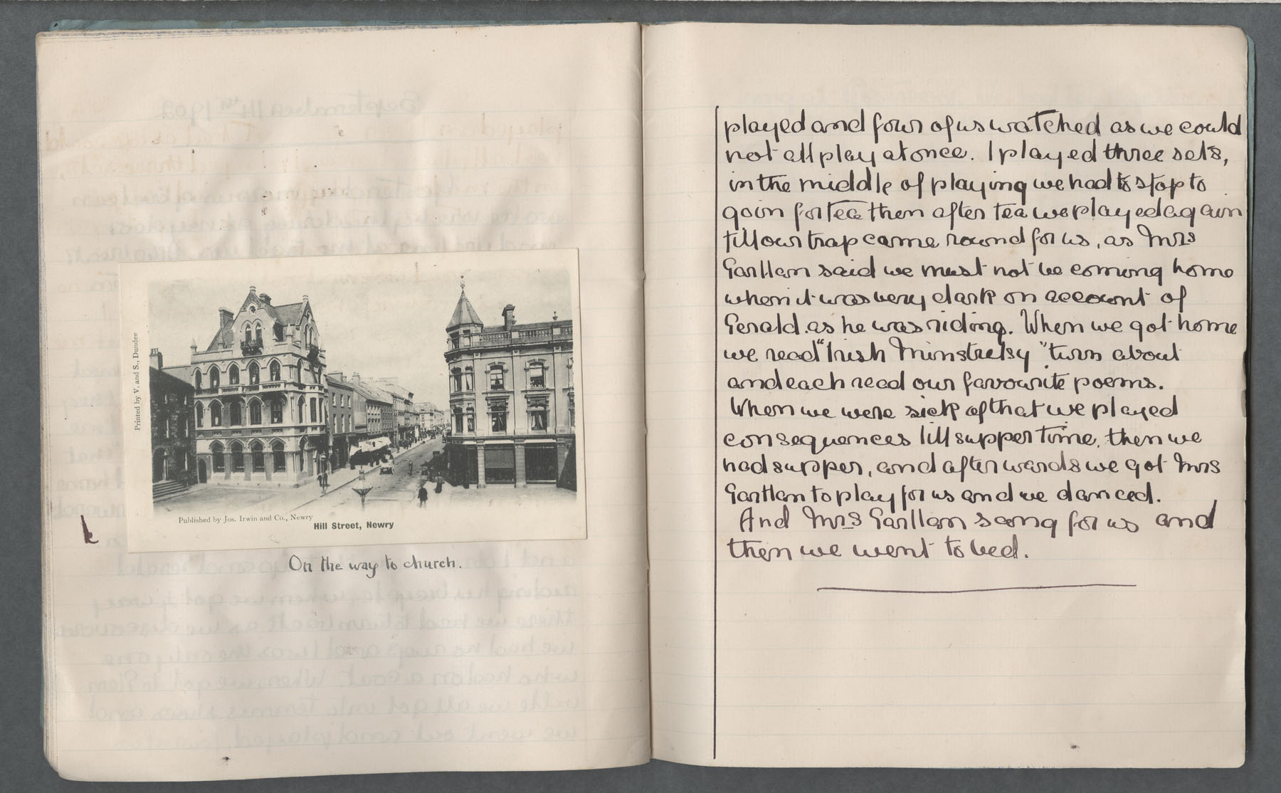 Ruth Martin Carvill's 1902 Journal, entry dated 14 September 1902, page 2 of 2.