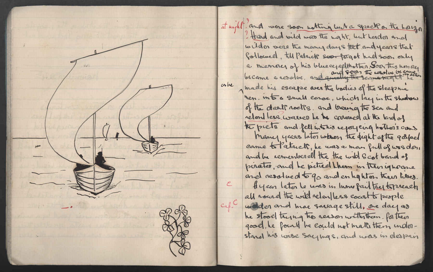 Ruth Martin Carvill's 1902 Composition book, untitled, 24 Nov 1902, page 2 of 4