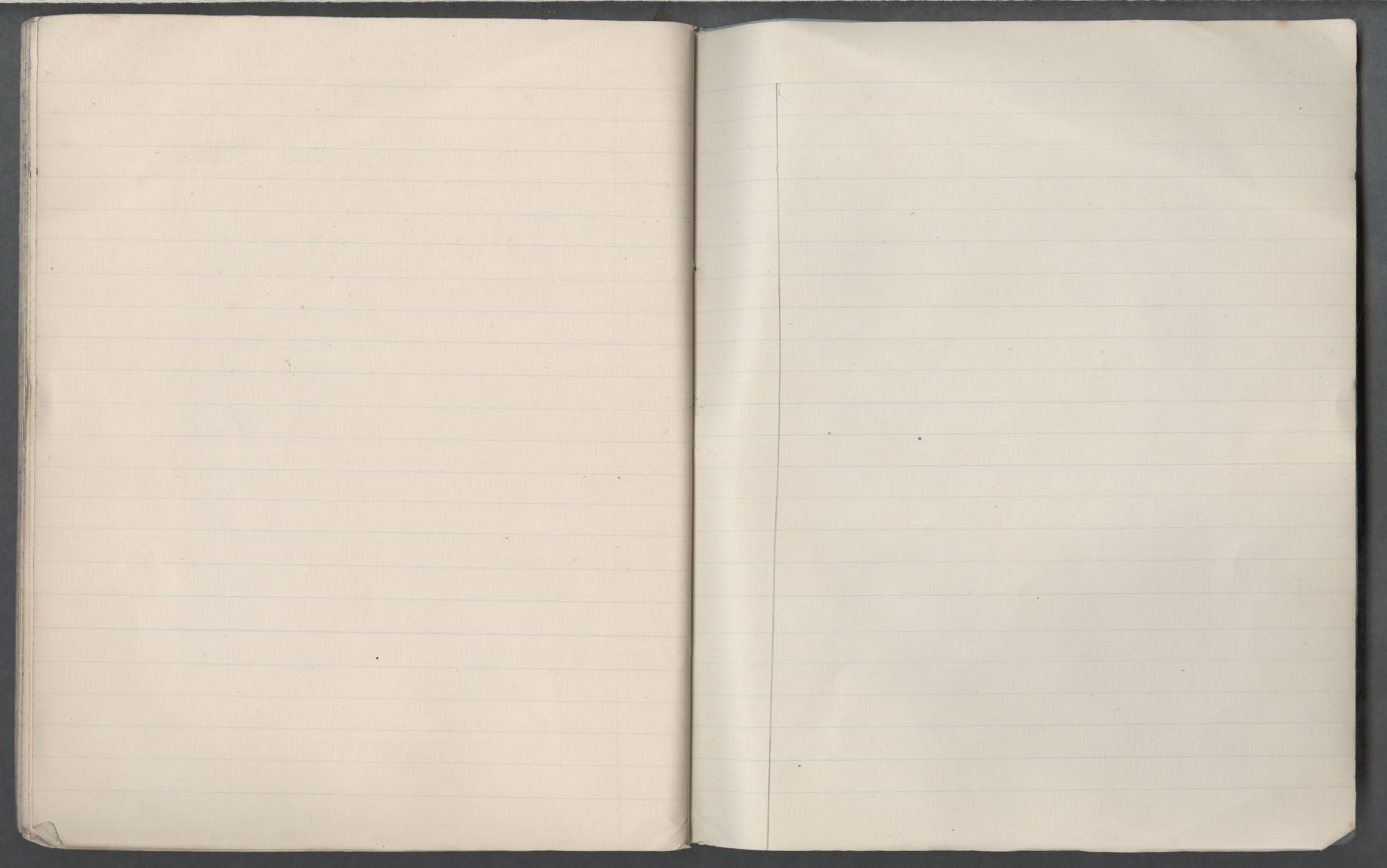 BLANK PAGES - Ruth Martin Carvill's 1902 Composition book.