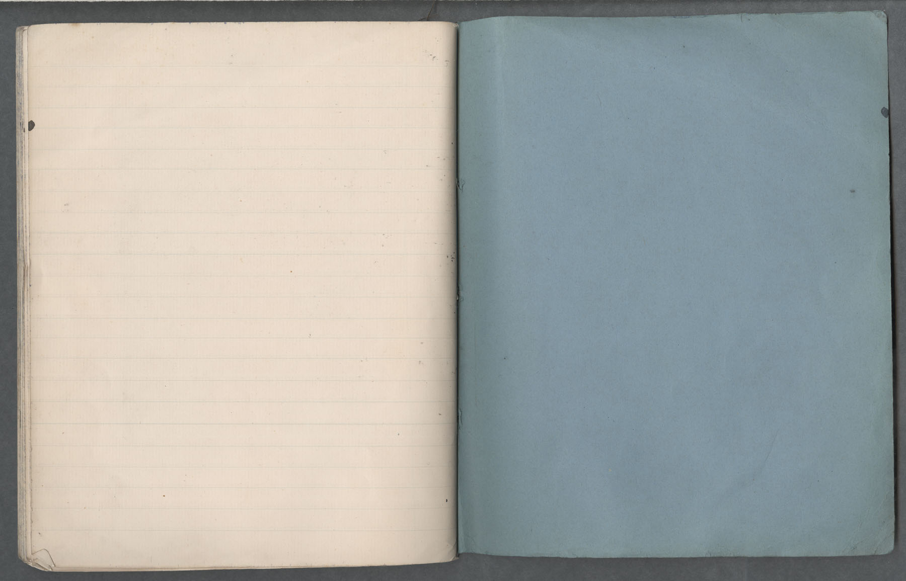 BLANK PAGES - Ruth Martin Carvill's 1902 Composition book.   (end)