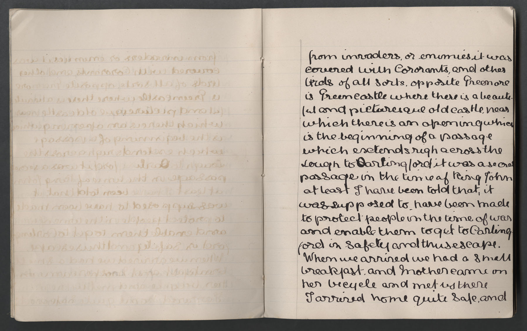 Ruth Martin Carvill's mid-1902 Journal, entry dated July 24th [1902], page 5 of 6