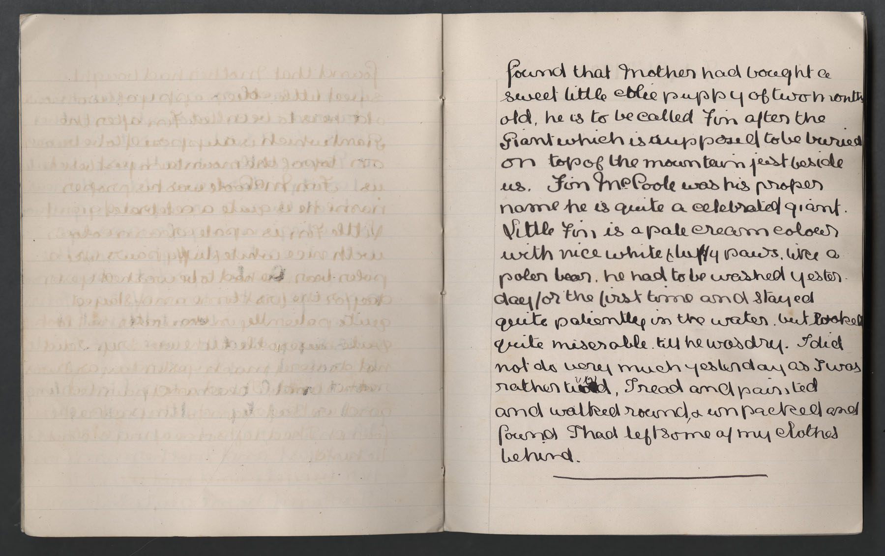 Ruth Martin Carvill's mid-1902 Journal, entry dated July 24th [1902], page 6 of 6