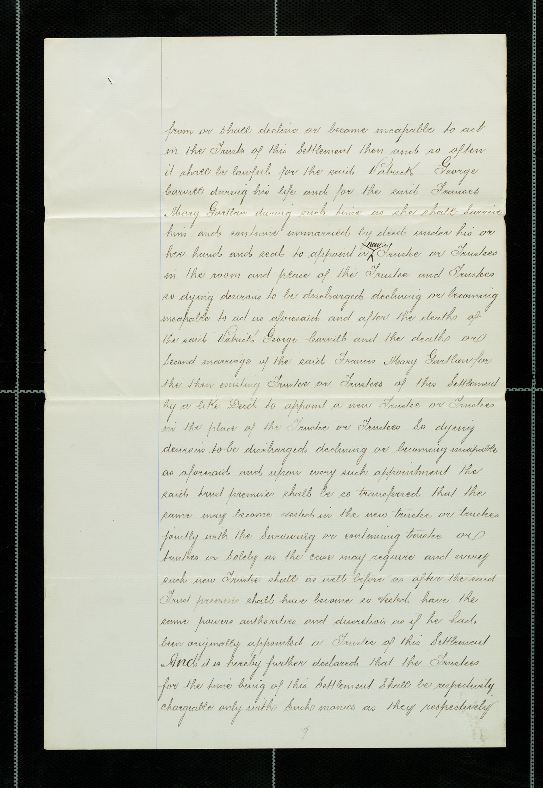 Marriage Settlement of ship "The Lady Havelock", dated 20 Sept 1869, page 9 of 11