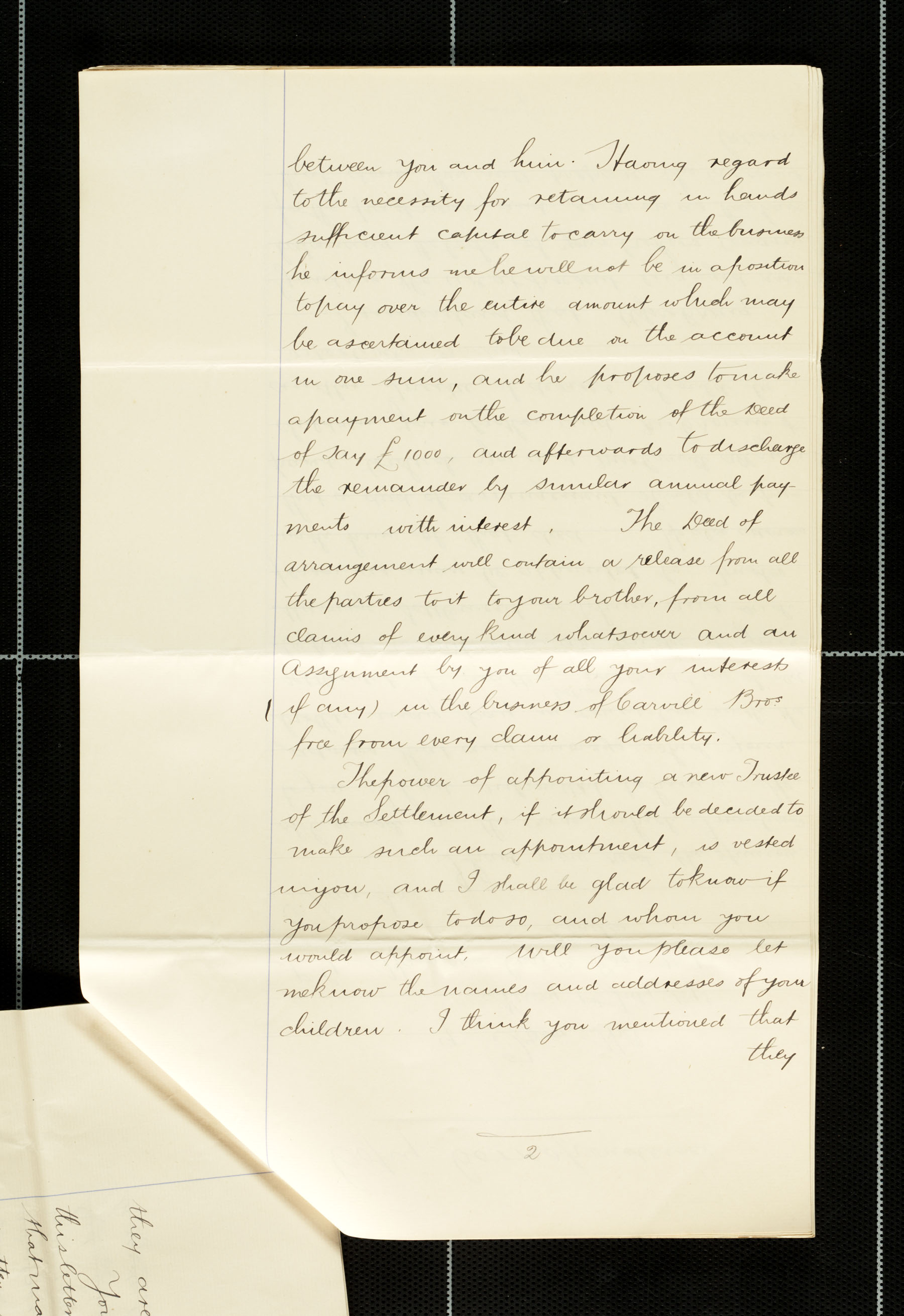 Copy of Rob. A Mullan correspondence re: Carvill Bros.,  July 1898, pg 2