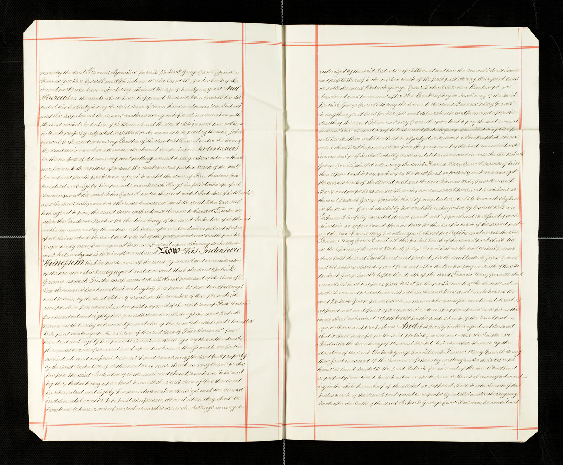 Indenture between Patrick George Carvill, et al &amp; John Carvill &amp; Patrick Cronin, p4 &amp; 5 of 10